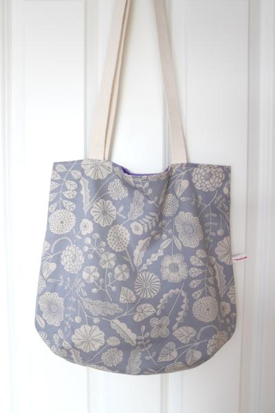 Shopper "Blumen auf helllila"